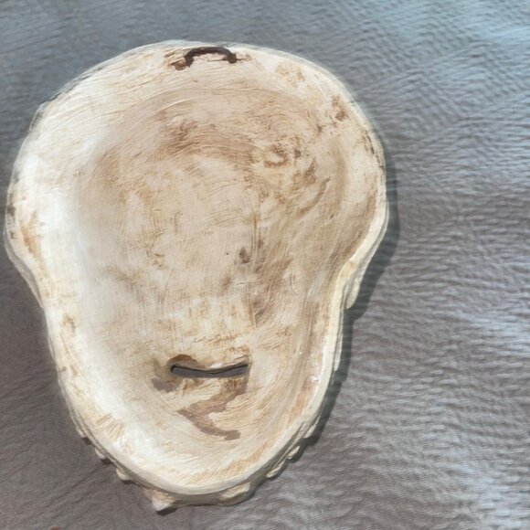 Satyr Mask Relief Wall Hanging Sculpture Handmade Plaster Artifact - Picture 4 of 11